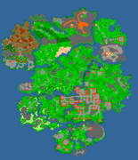 Rookgaard map