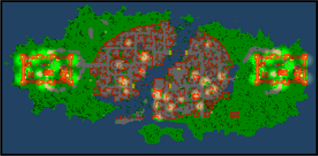Castle battlefield